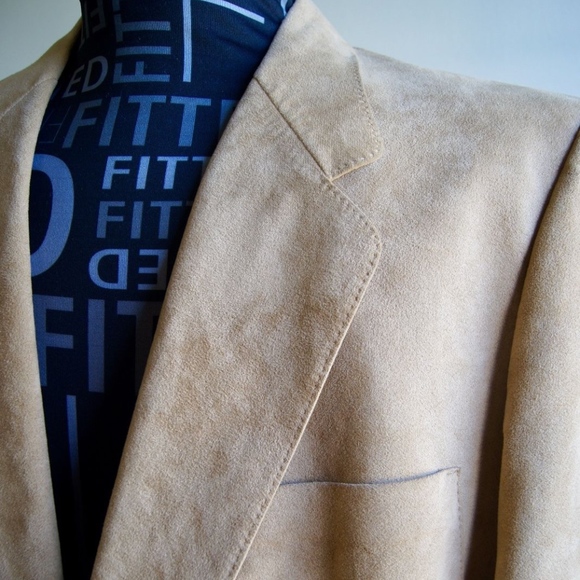 Vintage Blue Gray and Peach Tweed Sport Coat